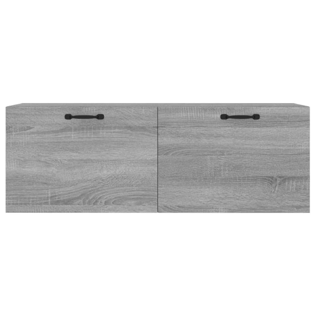 Seinäkaappi harmaa Sonoma 100x36,5x35 cm tekninen puu - Sisustajankoti.fi