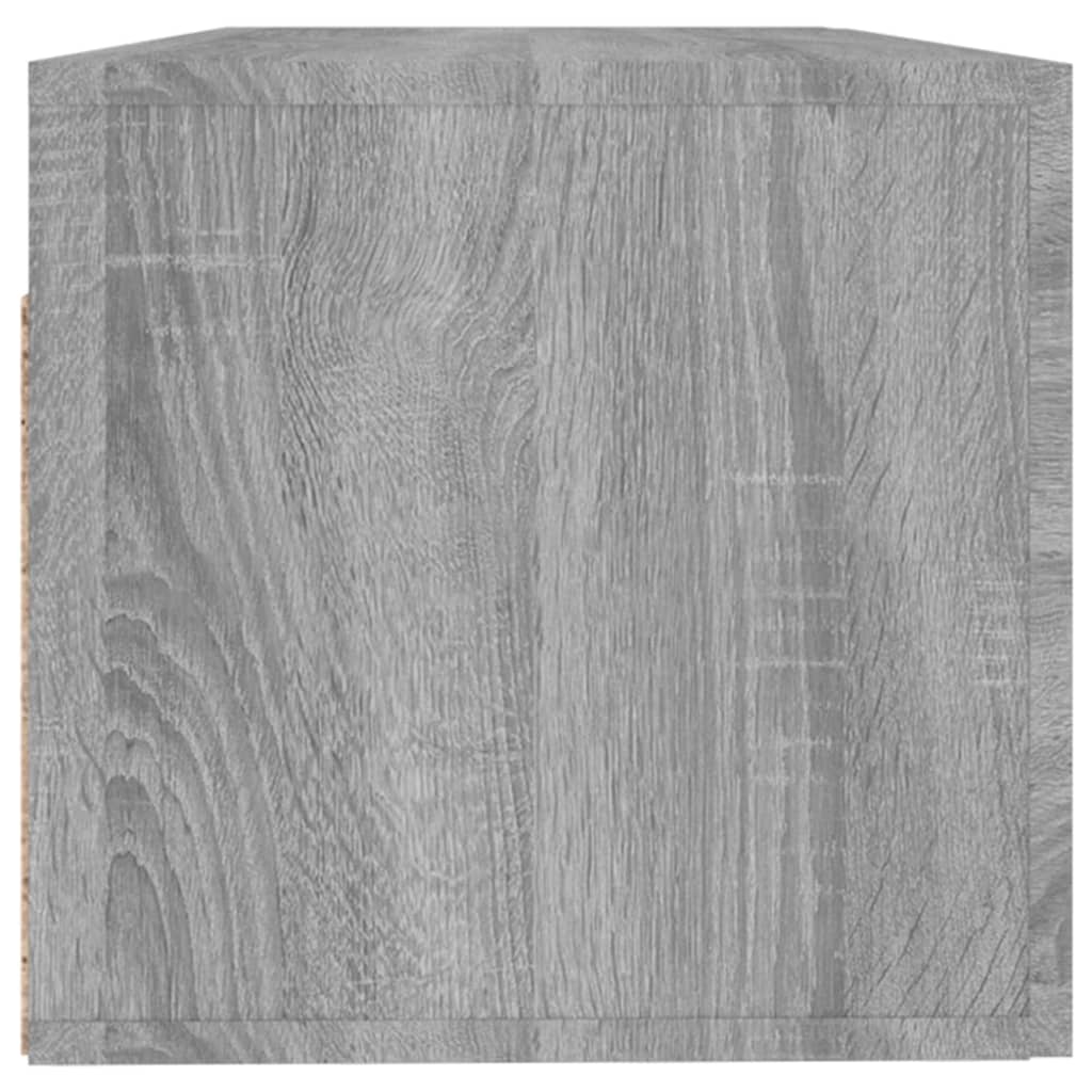 Seinäkaappi harmaa Sonoma 100x36,5x35 cm tekninen puu - Sisustajankoti.fi