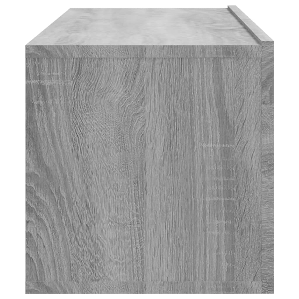 TV-seinäkaapit 2 kpl harmaa Sonoma 100x30x30 cm tekninen puu - Sisustajankoti.fi