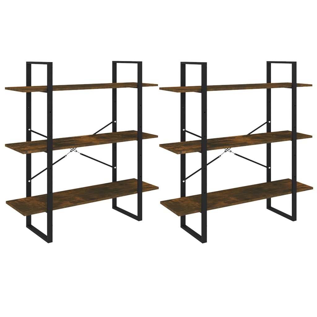 Korkea hylly savutammi 100x30x210 cm tekninen puu - Sisustajankoti.fi