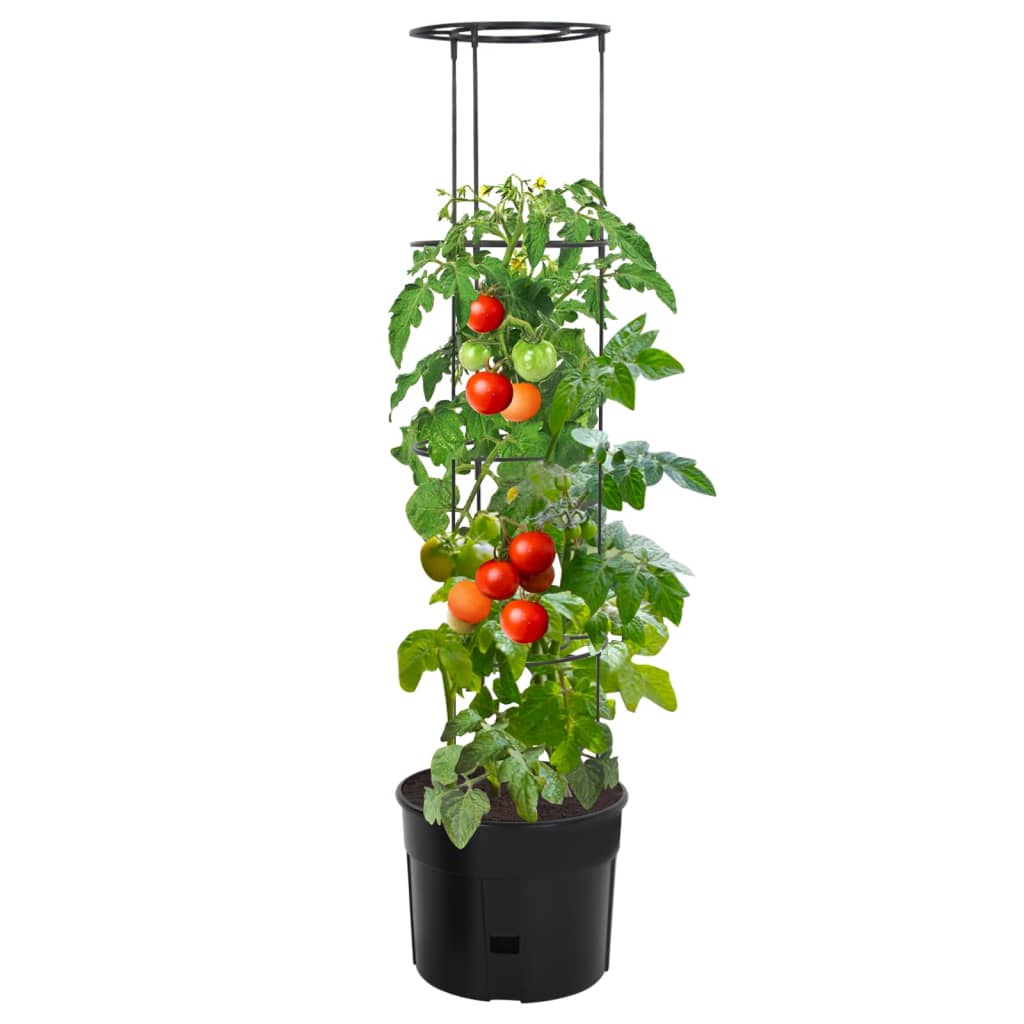 Tomaattiruukku antrasiitti Ø39x150 cm polypropeeni - Sisustajankoti.fi