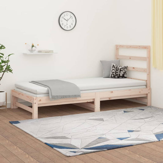 Sohvasänky ulosvedettävä 2x (90x190) cm täysi mänty - Sisustajankoti.fi