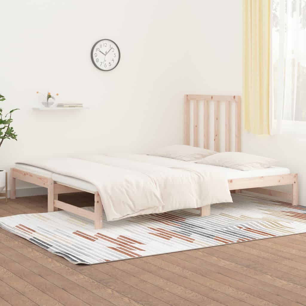 Sohvasänky ulosvedettävä 2x (90x190) cm täysi mänty - Sisustajankoti.fi