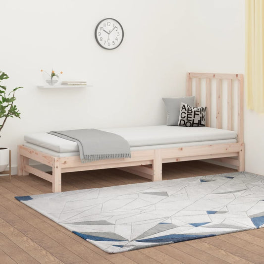 Sohvasänky ulosvedettävä 2x (90x190) cm täysi mänty - Sisustajankoti.fi