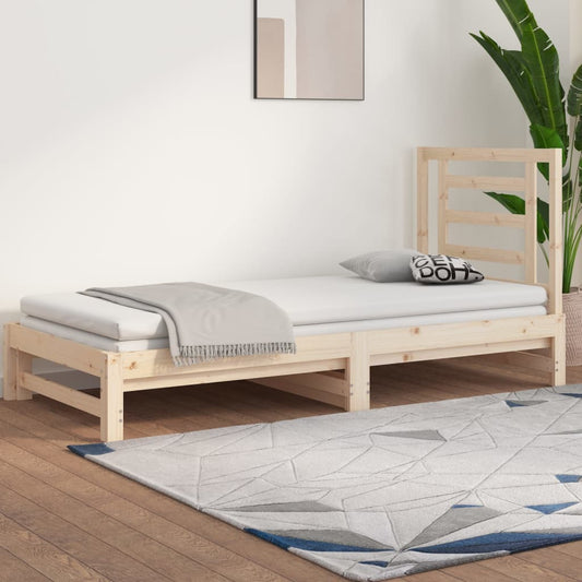 Sohvasänky ulosvedettävä 2x (90x190) cm täysi mänty - Sisustajankoti.fi