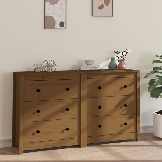 Senkki hunajanruskea 140x35x80 cm täysi mänty - Sisustajankoti.fi