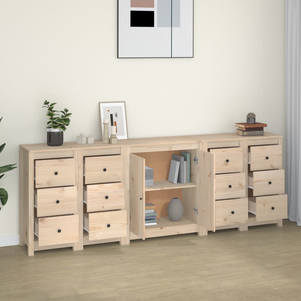 Senkki 230x35x80 cm täysi mänty - Sisustajankoti.fi