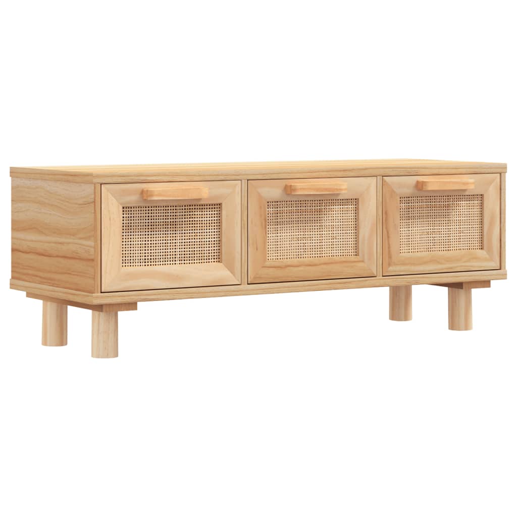Sohvapöytä ruskea 80x40x30 cm tekninen puu ja täysi mänty - Sisustajankoti.fi