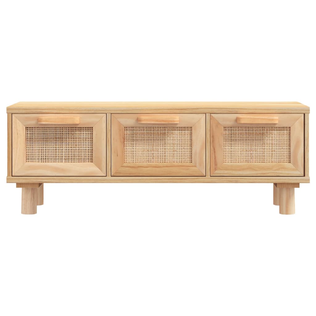Sohvapöytä ruskea 80x40x30 cm tekninen puu ja täysi mänty - Sisustajankoti.fi