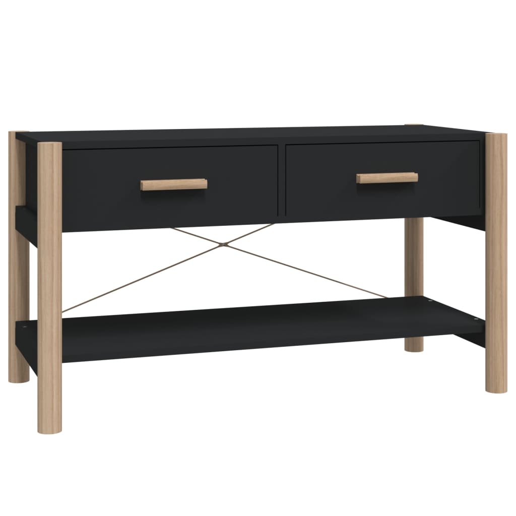 TV-taso musta 82x38x45 cm tekninen puu - Sisustajankoti.fi
