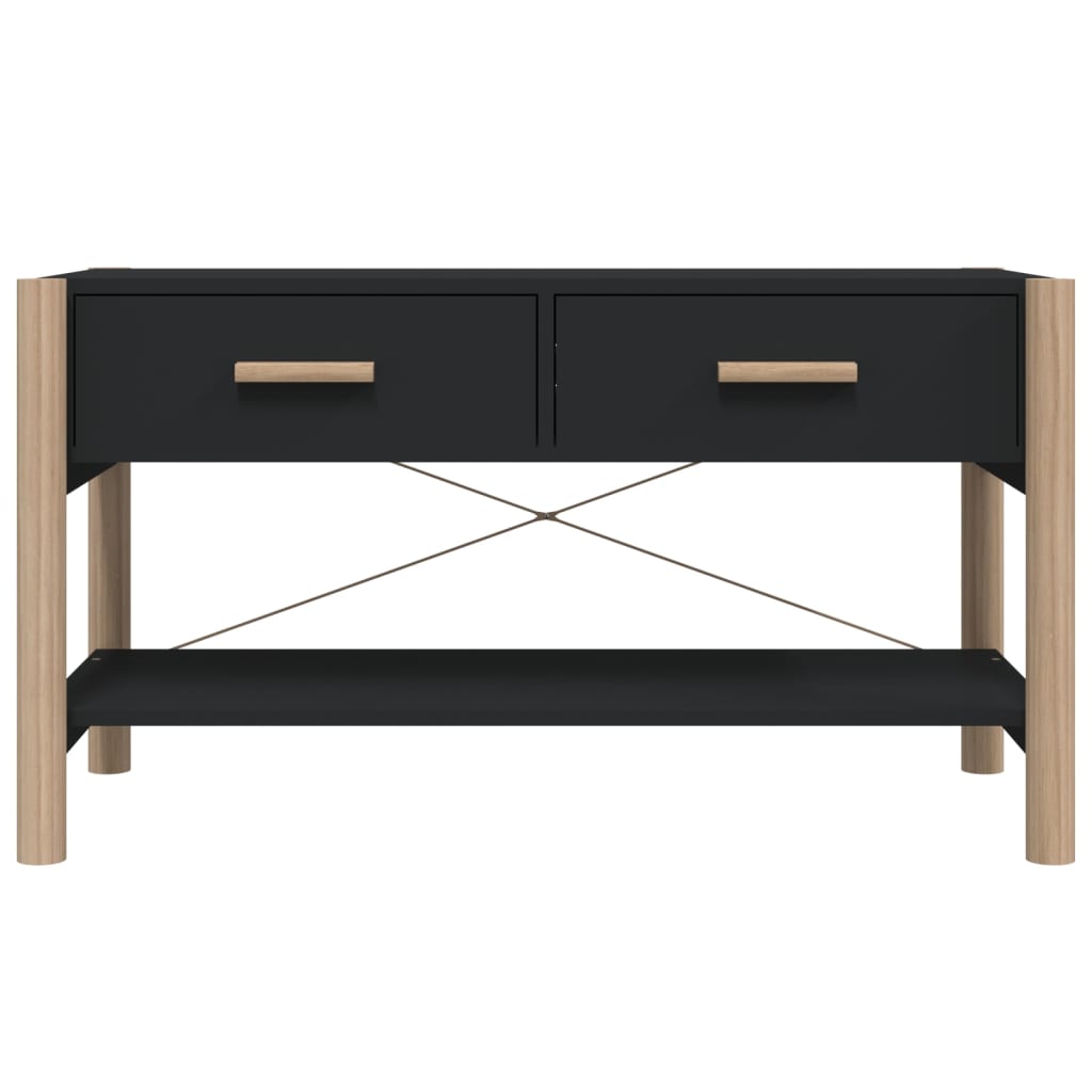 TV-taso musta 82x38x45 cm tekninen puu - Sisustajankoti.fi