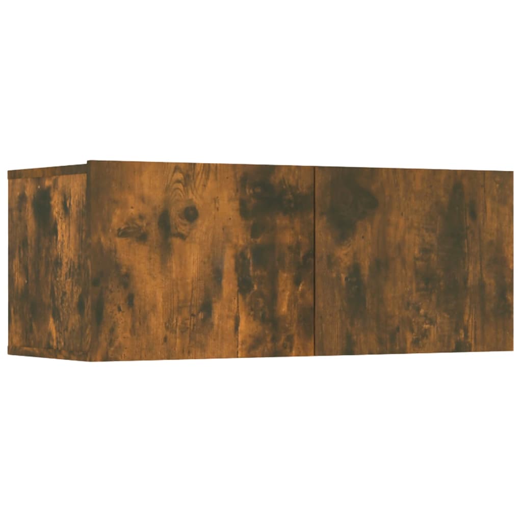 TV-kaapit 4 kpl savutammi 80x30x30 cm tekninen puu - Sisustajankoti.fi