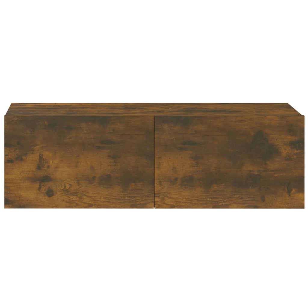 TV-seinäkaapit 4 kpl savutammi 100x30x30 cm - Sisustajankoti.fi