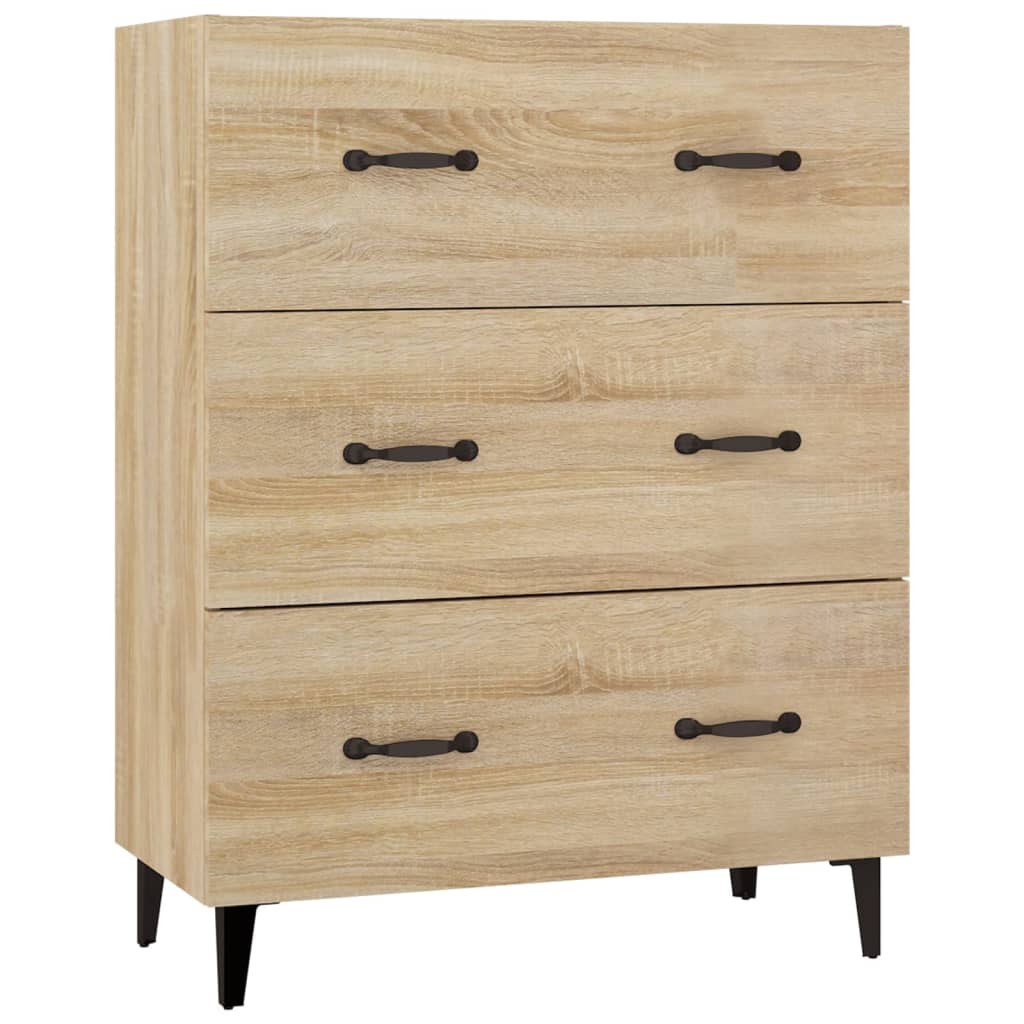 Kaappi Sonoma tammi 69,5x34x180 cm tekninen puu - Sisustajankoti.fi