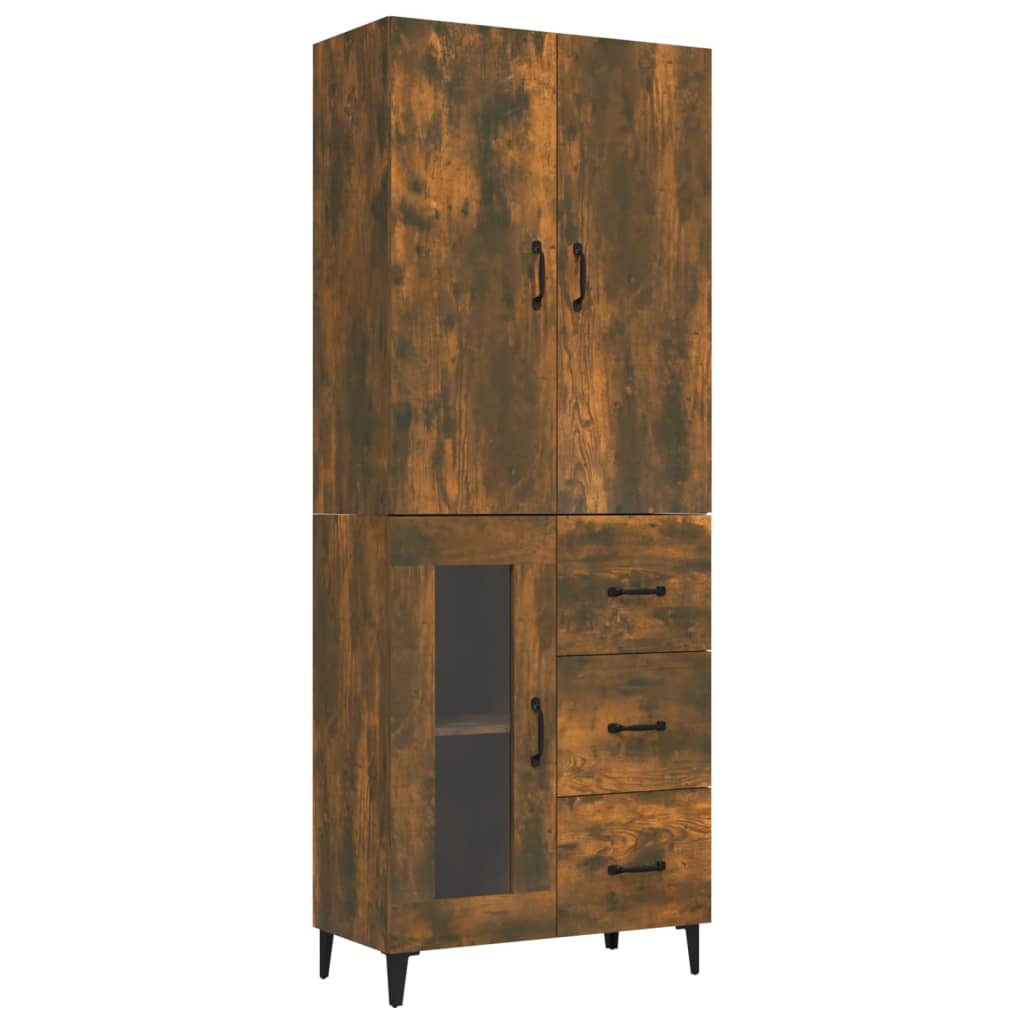 Kaappi savutammi 69,5x34x180 cm tekninen puu - Sisustajankoti.fi