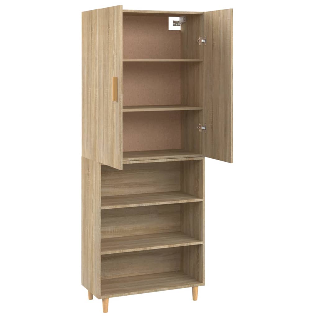 Kaappi Sonoma tammi 69,5x34x180 cm tekninen puu - Sisustajankoti.fi
