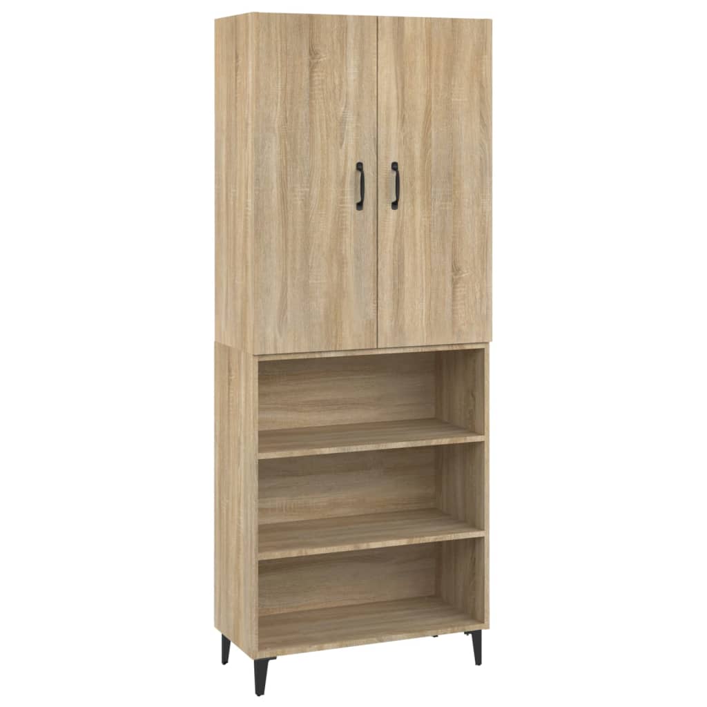 Kaappi Sonoma tammi 69,5x32,5x180 cm tekninen puu - Sisustajankoti.fi