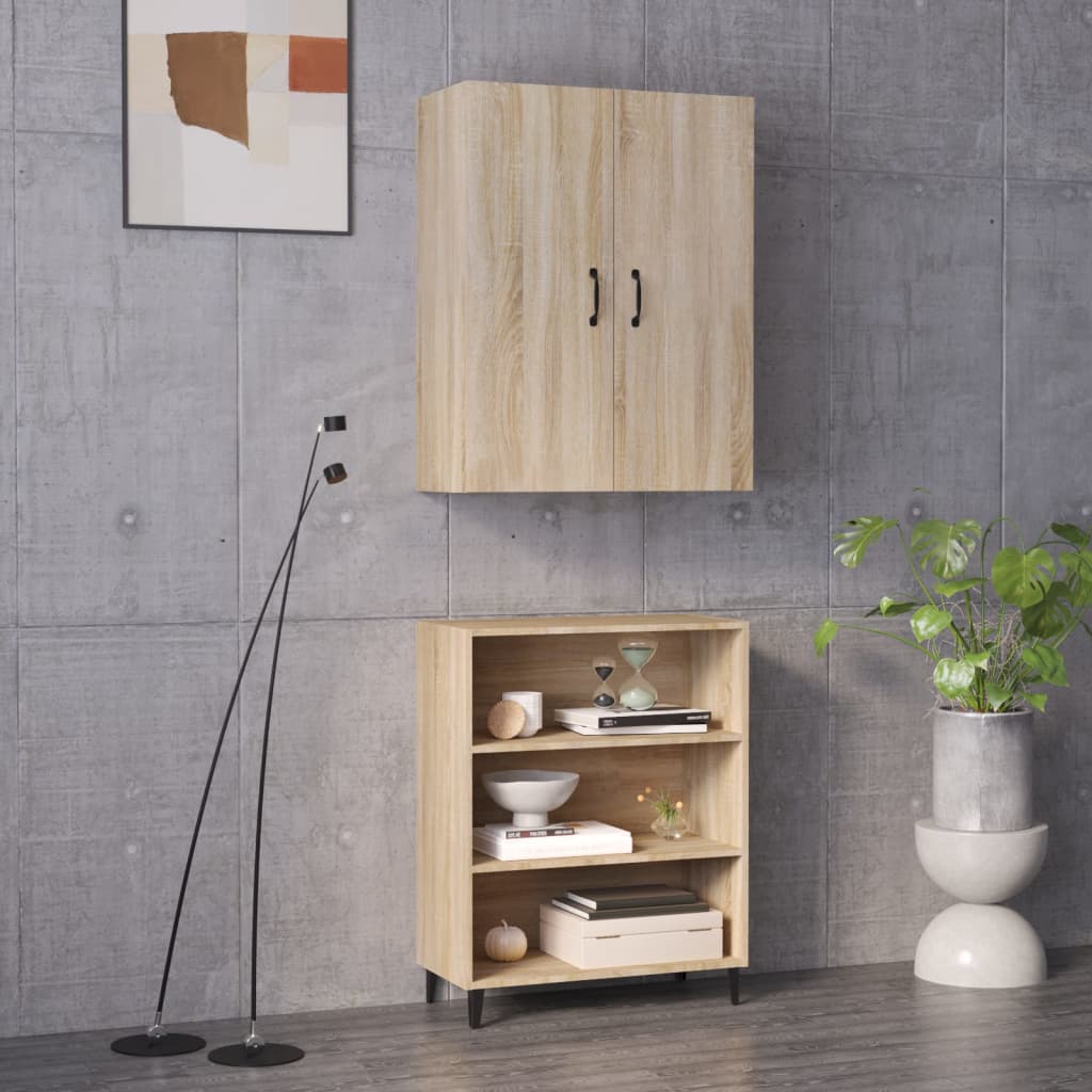 Kaappi Sonoma tammi 69,5x32,5x180 cm tekninen puu - Sisustajankoti.fi