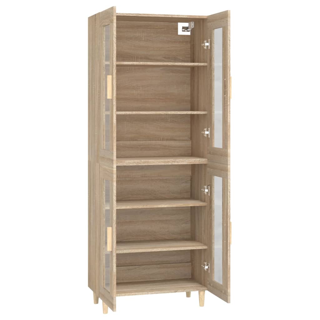 Kaappi Sonoma tammi 69,5x34x180 cm tekninen puu - Sisustajankoti.fi
