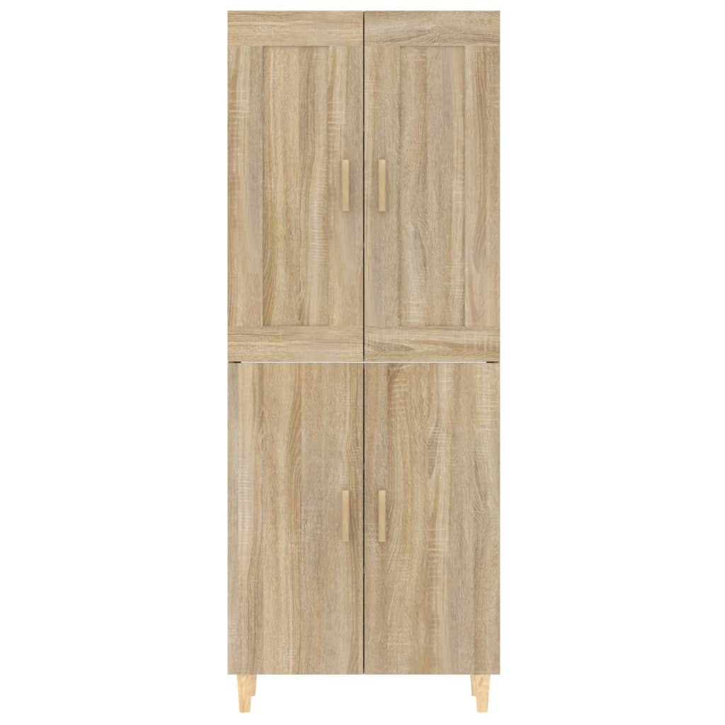 Kaappi Sonoma-tammi 70x34x180 cm tekninen puu - Sisustajankoti.fi