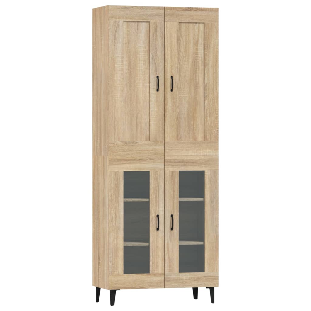 Kaappi Sonoma tammi 69,5x34x180 cm tekninen puu - Sisustajankoti.fi