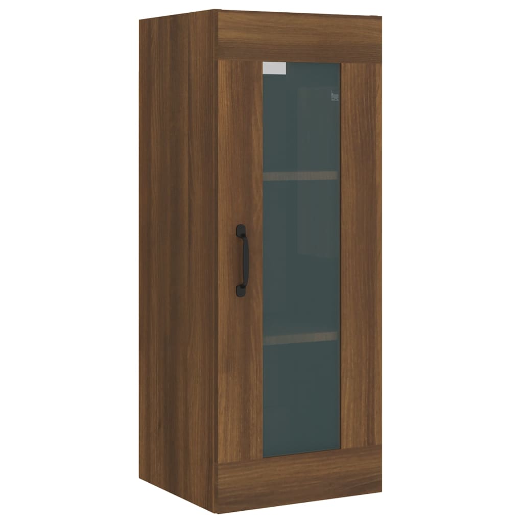 Kaappi ruskea tammi 34,5x34x180 cm tekninen puu - Sisustajankoti.fi