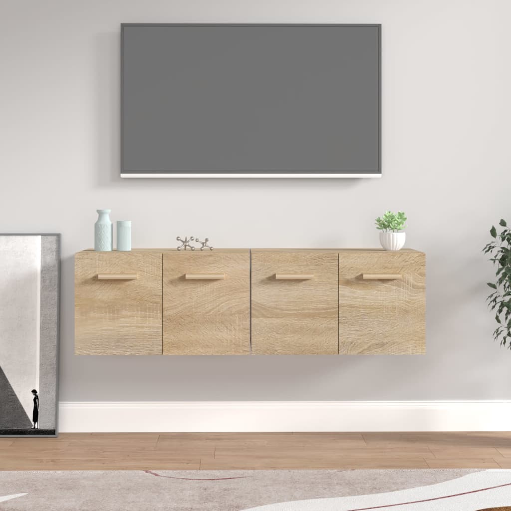 Seinäkaapit 2 kpl Sonoma-tammi 60x36,5x35 cm tekninen puu - Sisustajankoti.fi
