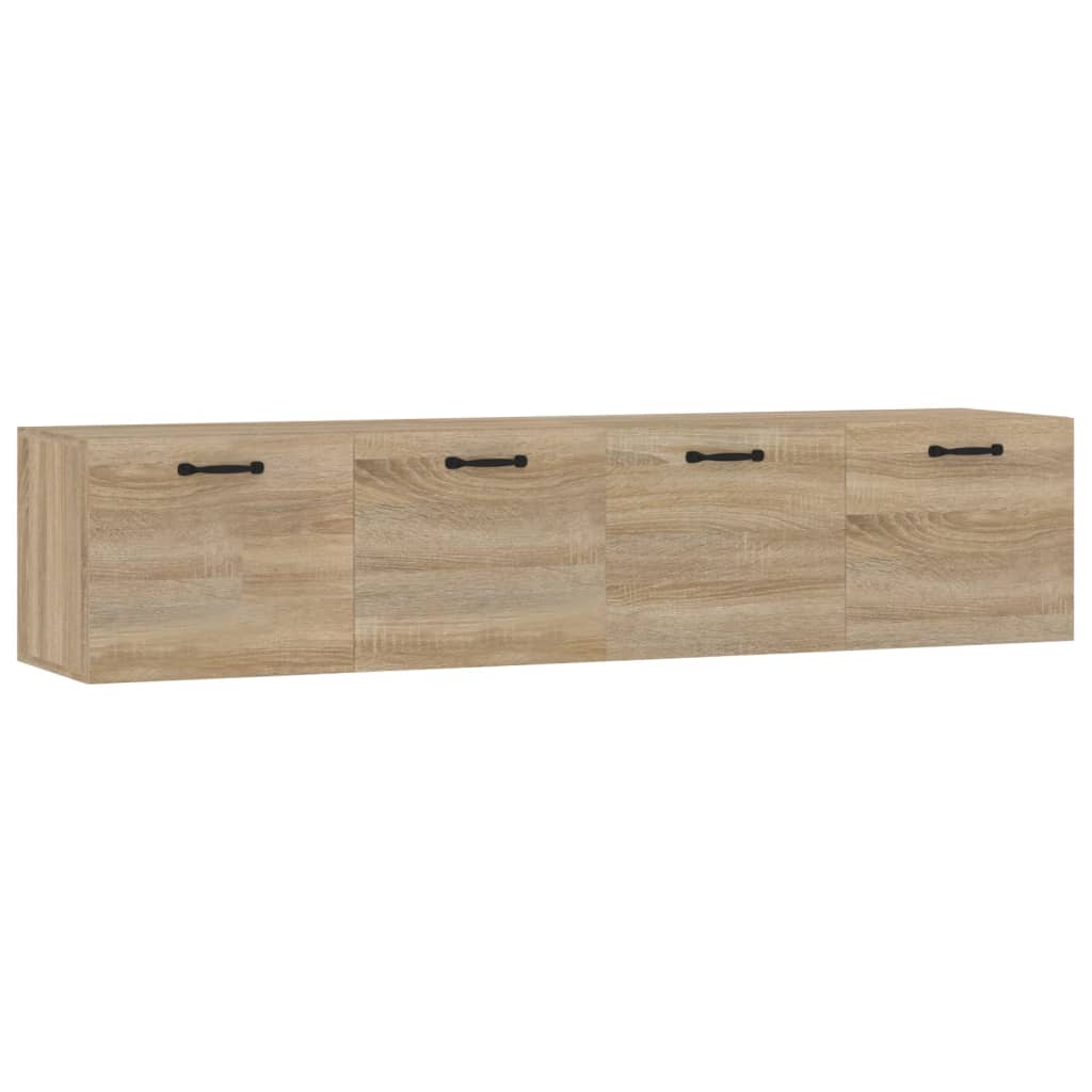 Seinäkaapit 2 kpl Sonoma-tammi 60x36,5x35 cm tekninen puu - Sisustajankoti.fi