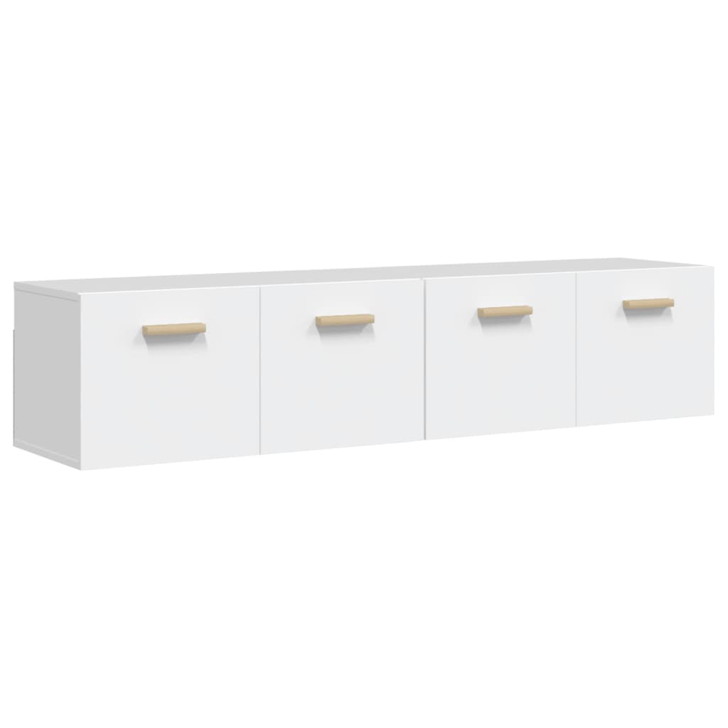 Seinäkaapit 2 kpl valkoinen 80x35x36,5 cm tekninen puu - Sisustajankoti.fi