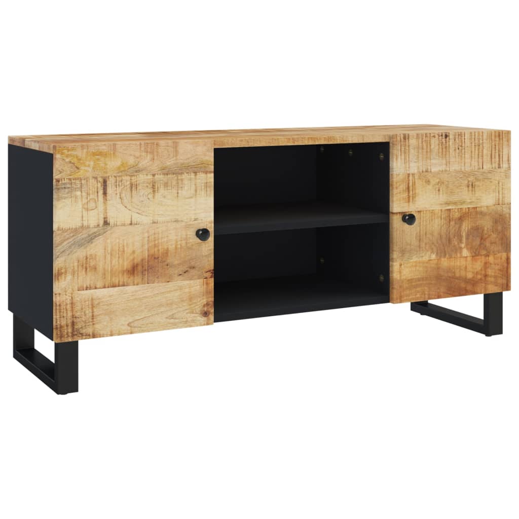 TV-taso 105x33x46 cm täysi mangopuu - Sisustajankoti.fi