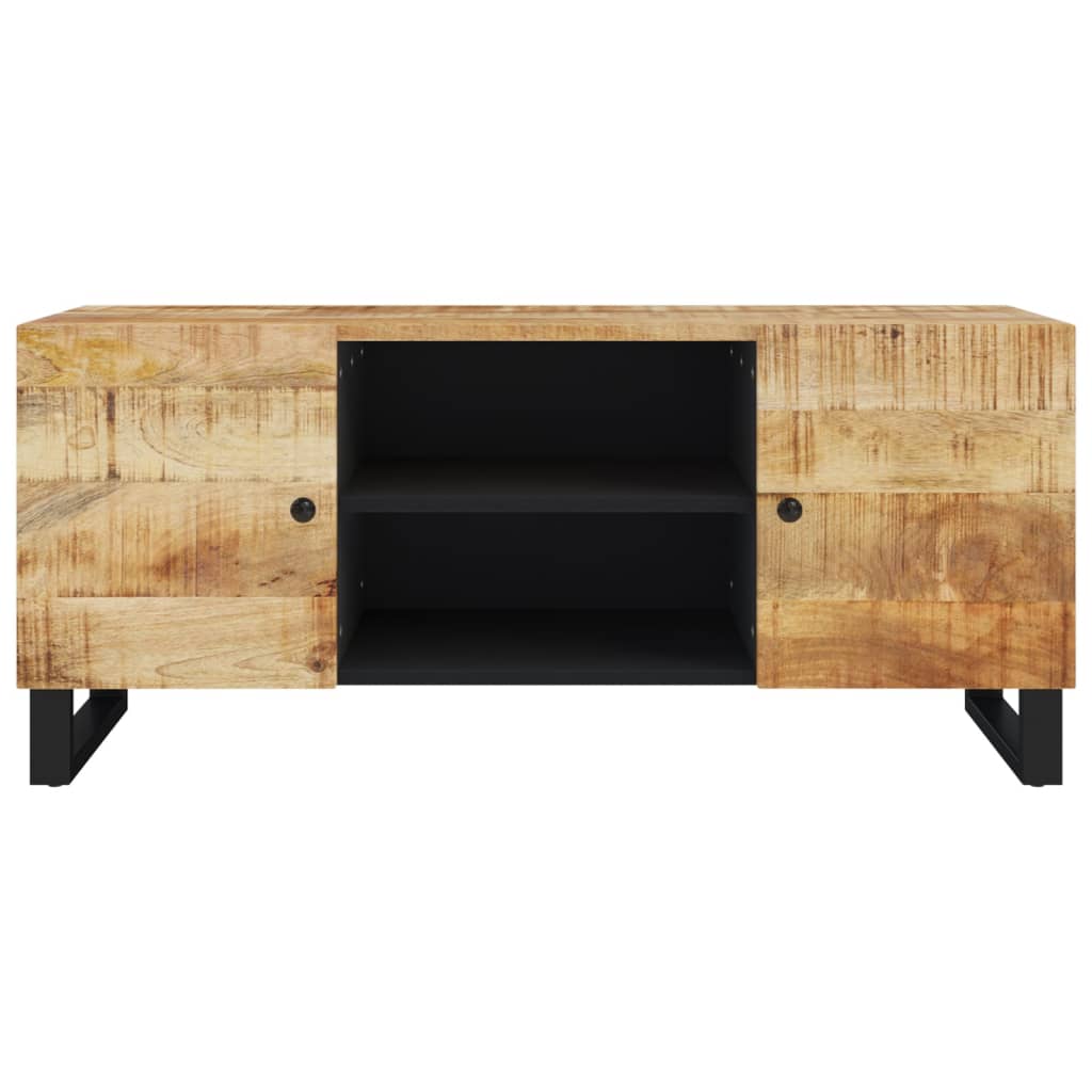 TV-taso 105x33x46 cm täysi mangopuu - Sisustajankoti.fi