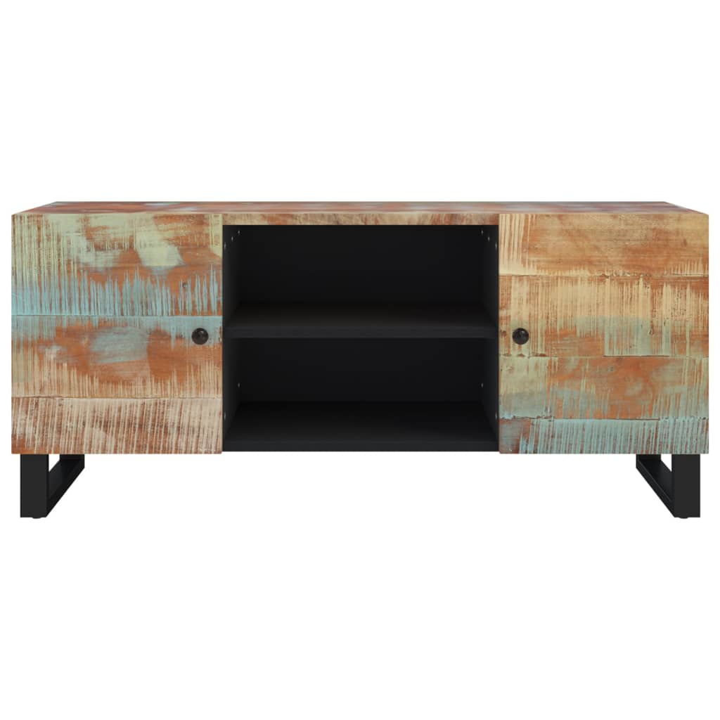 TV-taso 105x33x46 cm kierrätetty täyspuu - Sisustajankoti.fi