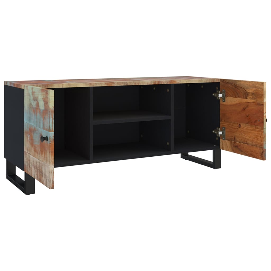 TV-taso 105x33x46 cm kierrätetty täyspuu - Sisustajankoti.fi