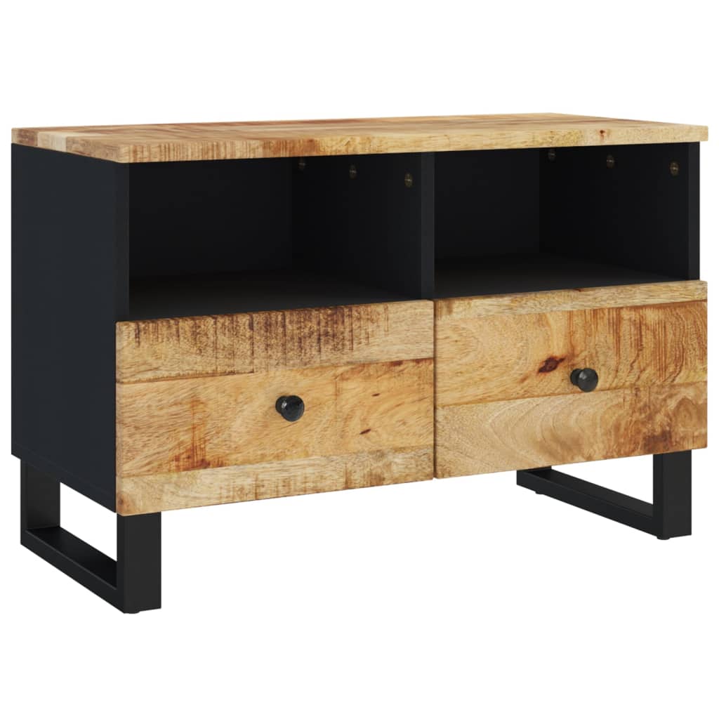 TV-taso 70x33x46 cm täysi mangopuu - Sisustajankoti.fi