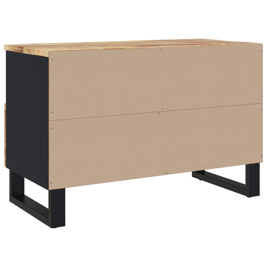 TV-taso 70x33x46 cm täysi mangopuu - Sisustajankoti.fi