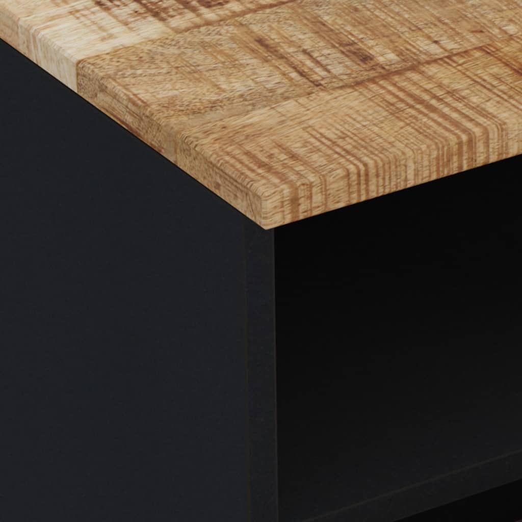 TV-taso 70x33x46 cm täysi mangopuu - Sisustajankoti.fi
