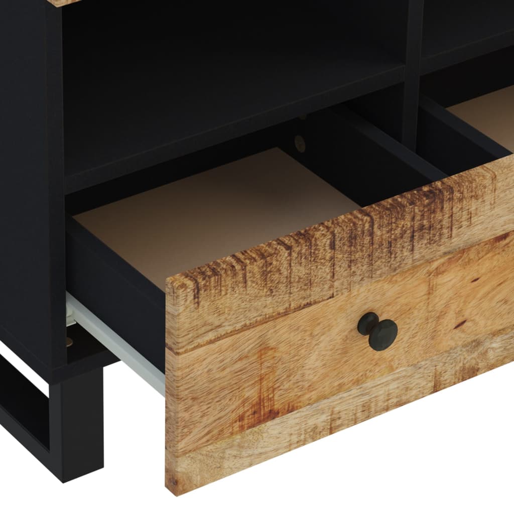 TV-taso 70x33x46 cm täysi mangopuu - Sisustajankoti.fi