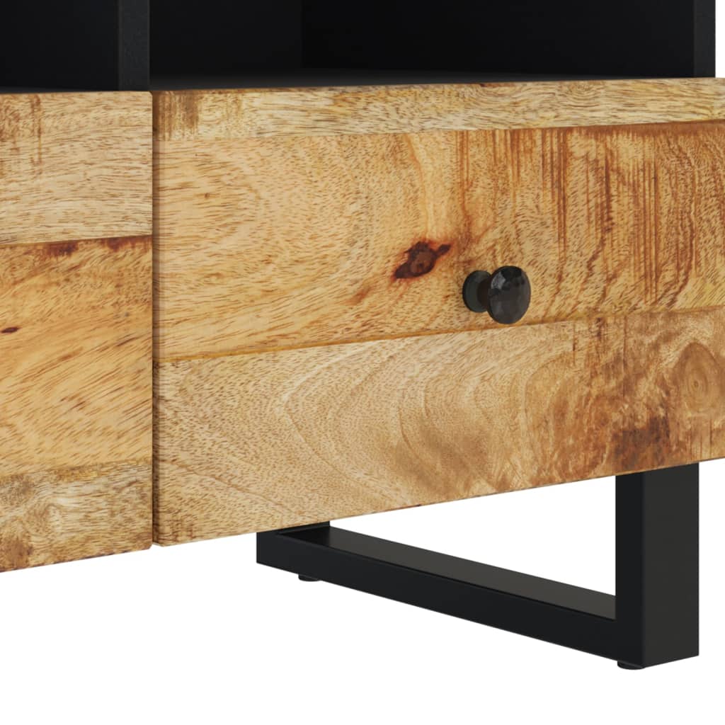 TV-taso 70x33x46 cm täysi mangopuu - Sisustajankoti.fi