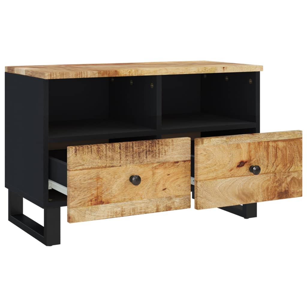TV-taso 70x33x46 cm täysi mangopuu - Sisustajankoti.fi