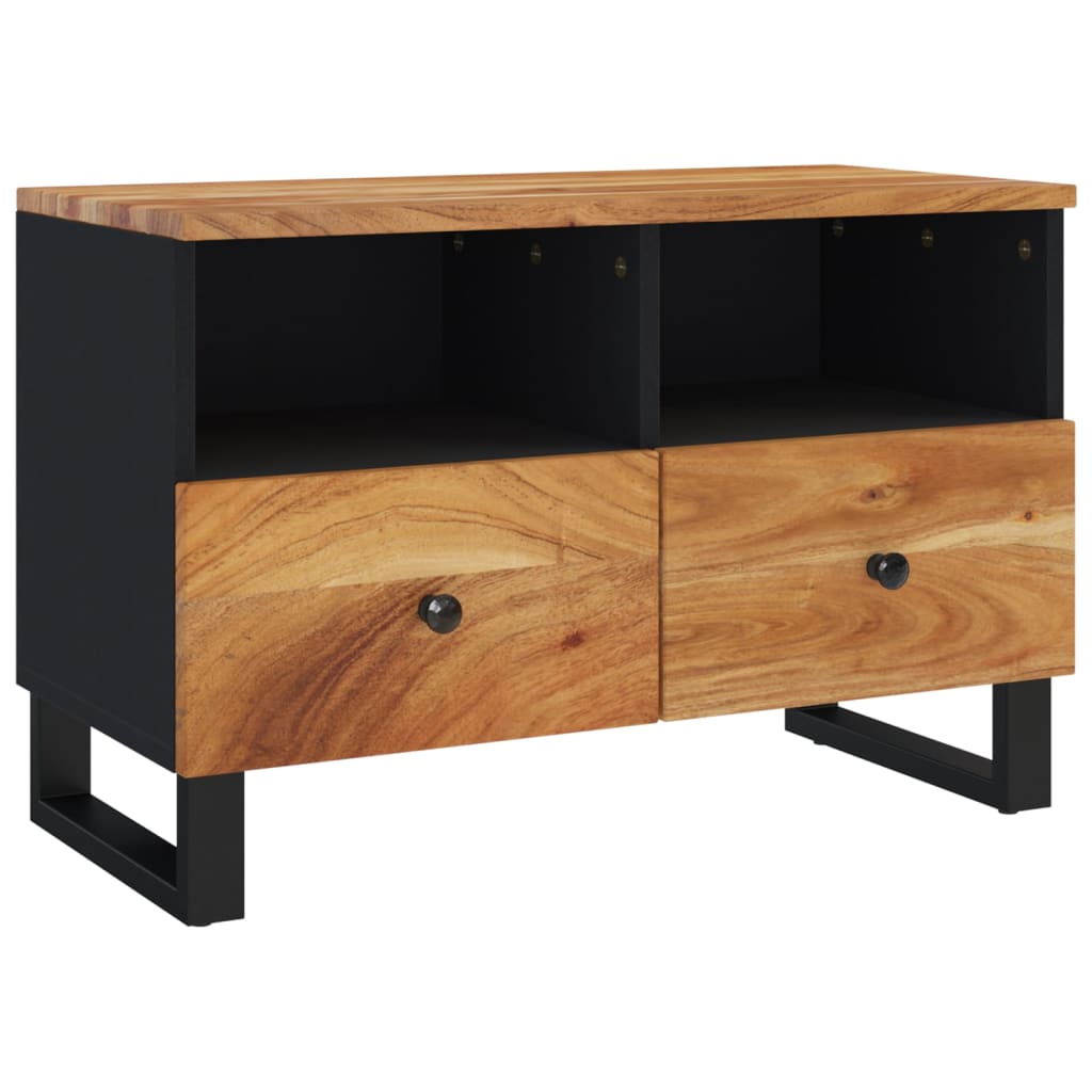 TV-taso 70x33x46 cm täysi akaasiapuu - Sisustajankoti.fi