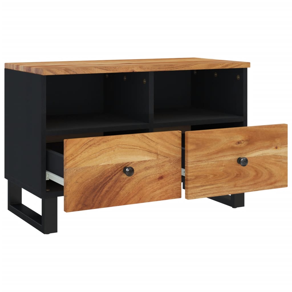 TV-taso 70x33x46 cm täysi akaasiapuu - Sisustajankoti.fi