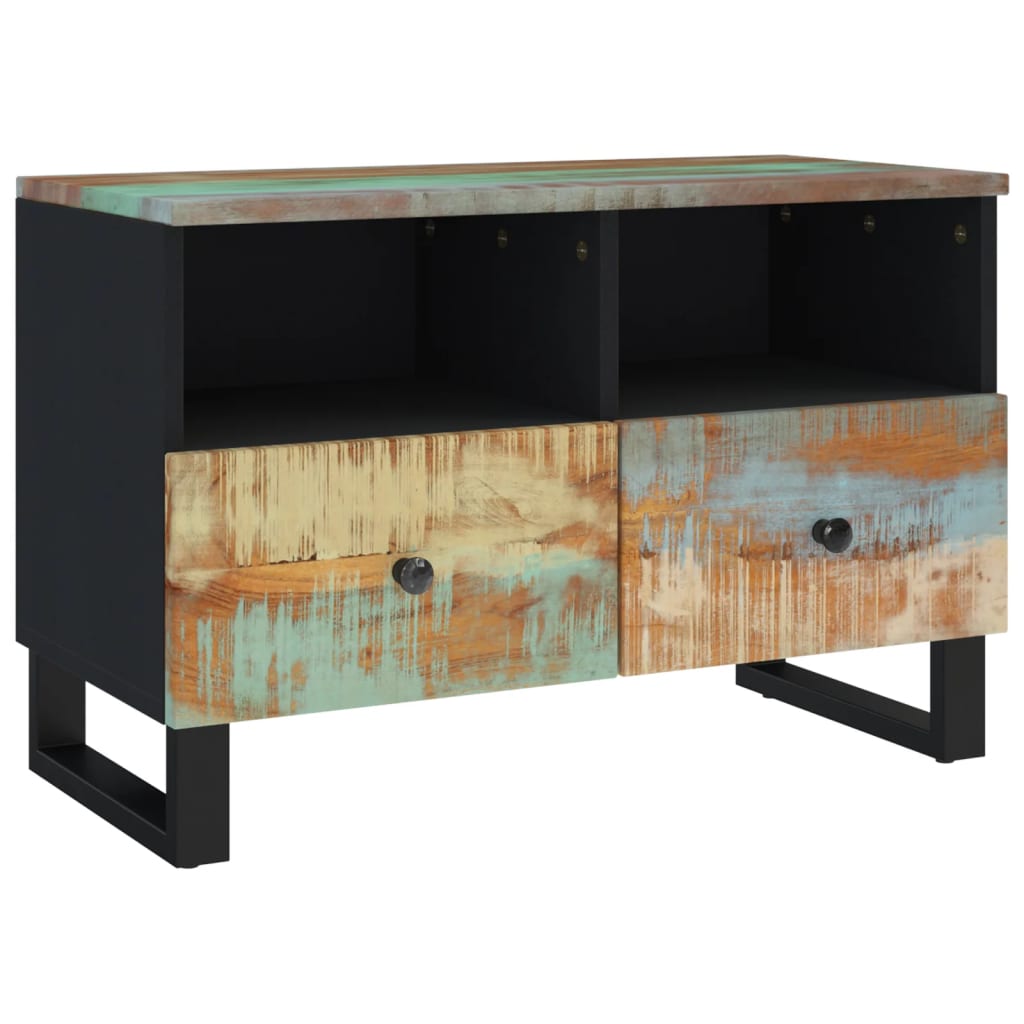 TV-taso 70x33x46 cm kierrätetty täyspuu - Sisustajankoti.fi