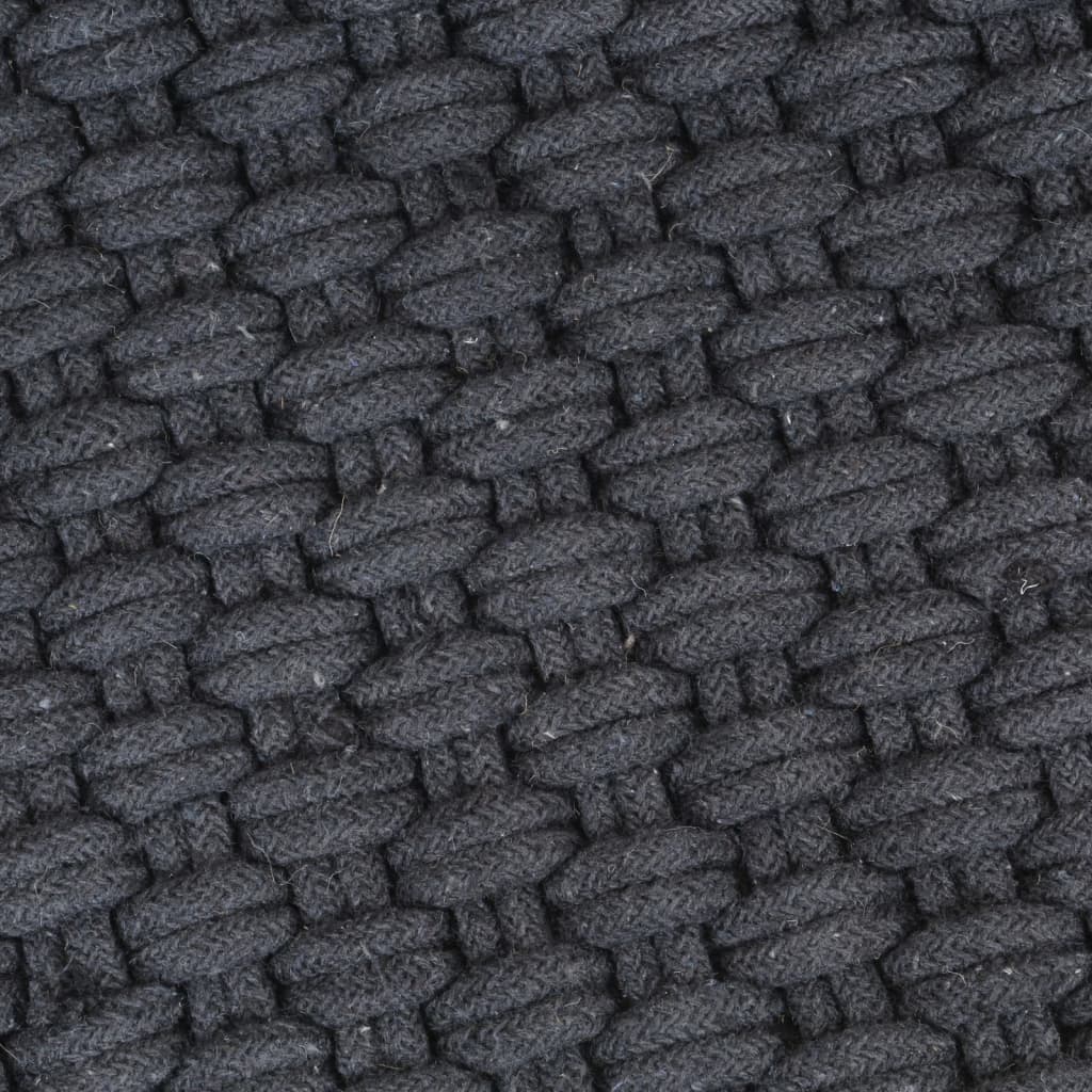 Matto suorakaide antrasiitti 160x230 cm puuvilla - Sisustajankoti.fi