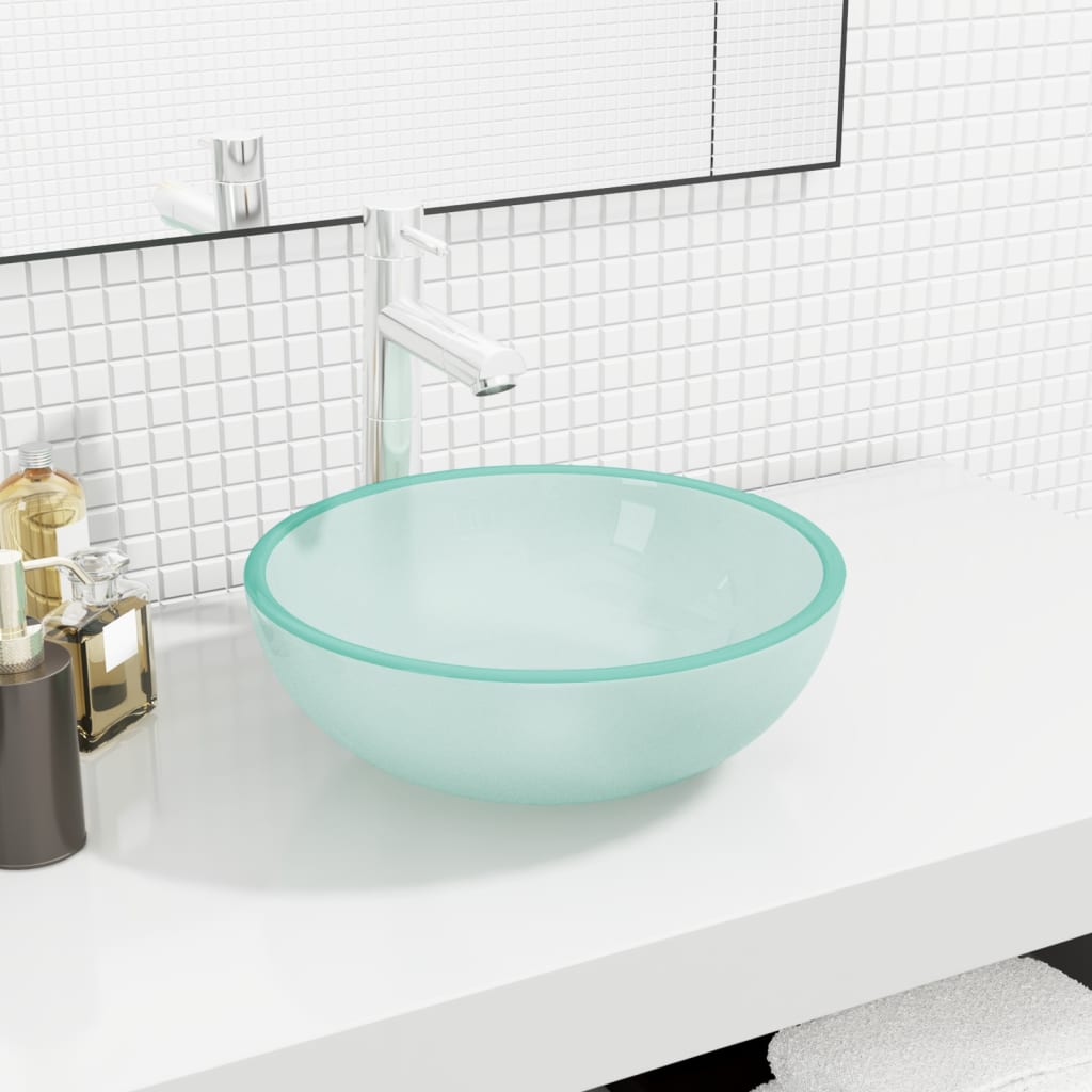 Pesuallas karkaistu lasi 35x12 cm himmeä - Sisustajankoti.fi