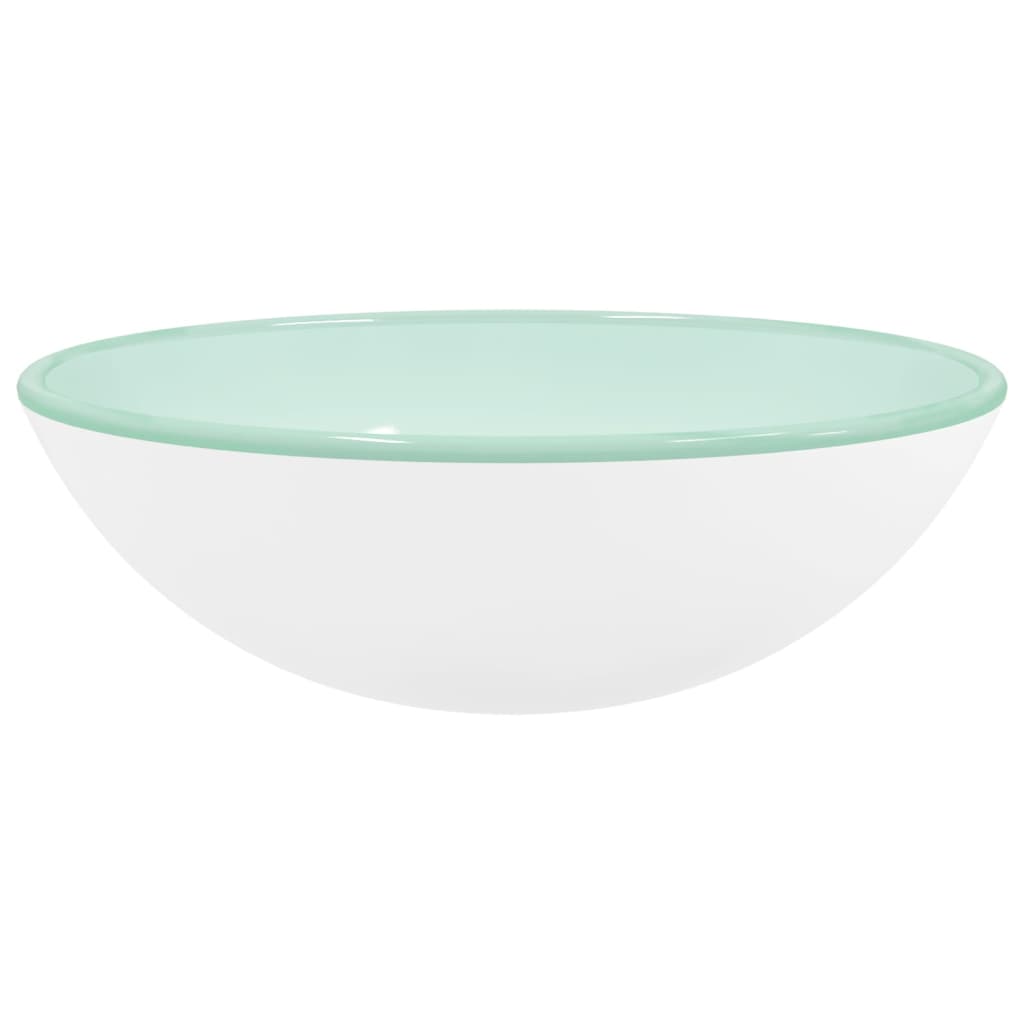 Pesuallas karkaistu lasi 42x14 cm valkoinen - Sisustajankoti.fi