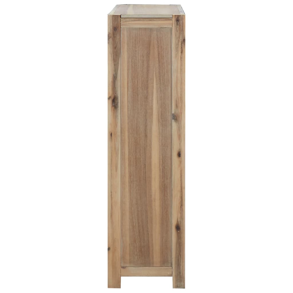 Kirjahylly 4 tasoa 80x30x110 cm täysi akasiapuu - Sisustajankoti.fi