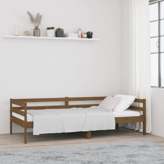 Sohvasänky hunajanruskea 90x190 cm täysi mänty - Sisustajankoti.fi