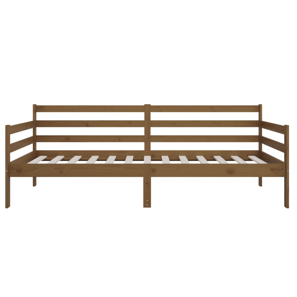 Sohvasänky hunajanruskea 90x190 cm täysi mänty - Sisustajankoti.fi