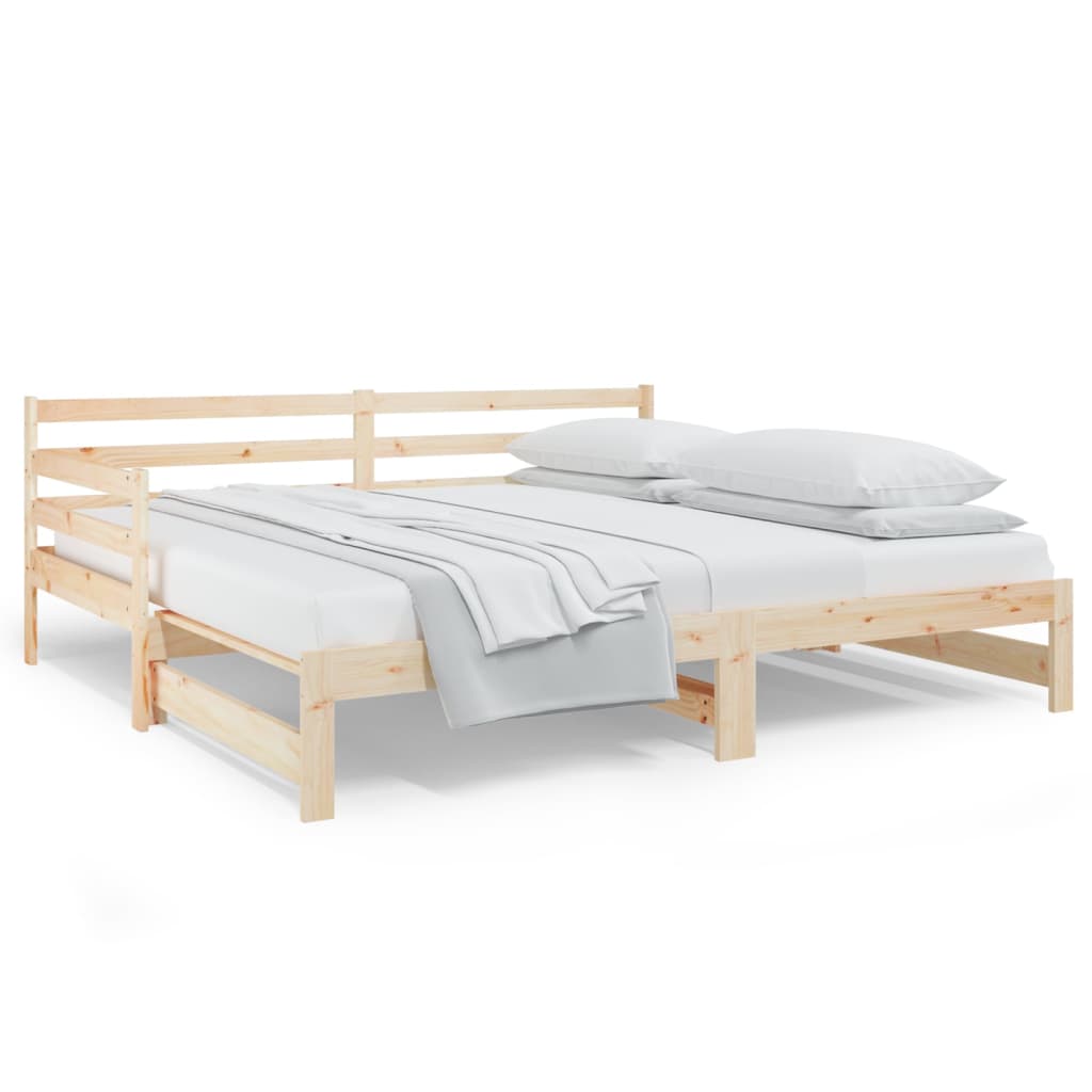 Sohvasänky ulosvedettävä 2x (90x190) cm täysi mänty - Sisustajankoti.fi