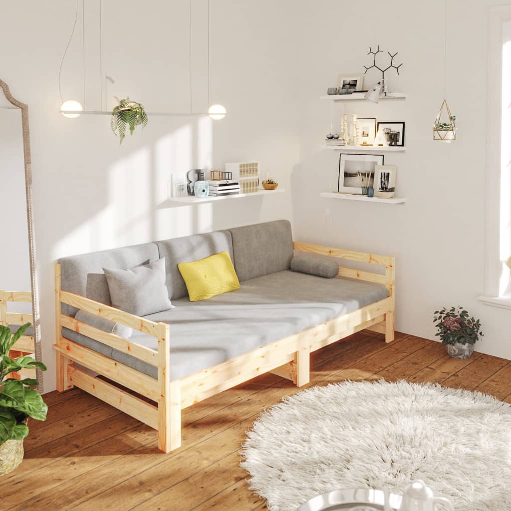 Sohvasänky ulosvedettävä 2x (90x190) cm täysi mänty - Sisustajankoti.fi